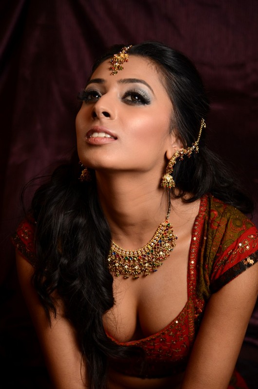 Male and Female model photo shoot of Between Planets and Chandni Camlesh in Wallington, makeup by Chitra