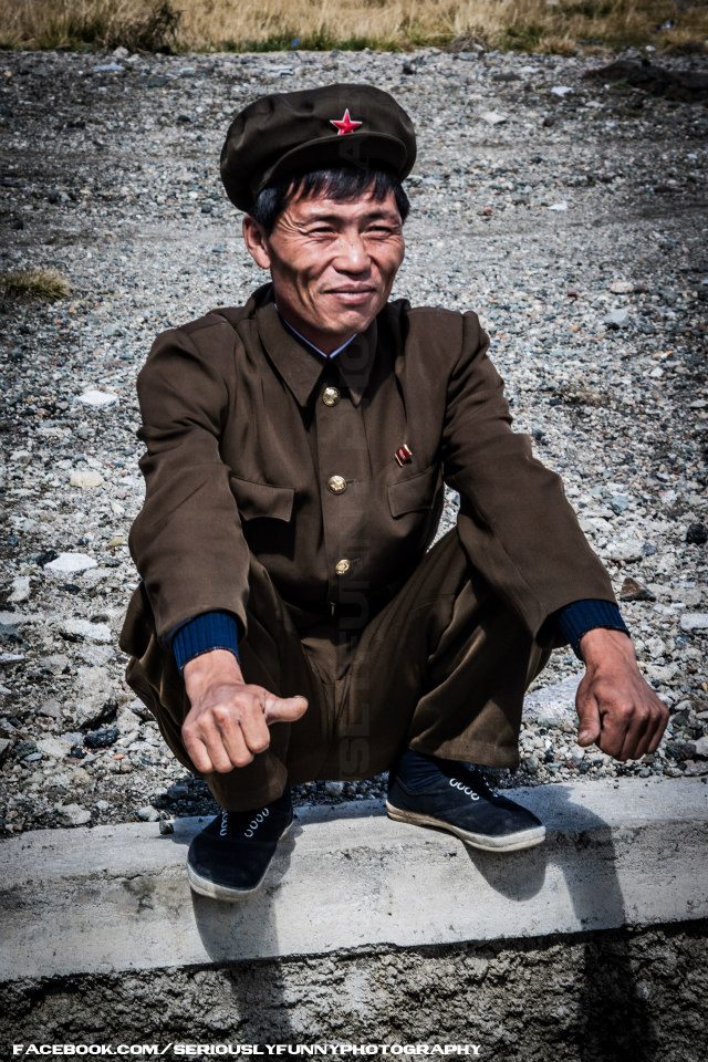 Male model photo shoot of SeriouslyFunny in Tram worker, Mount Paekdu, North Korea