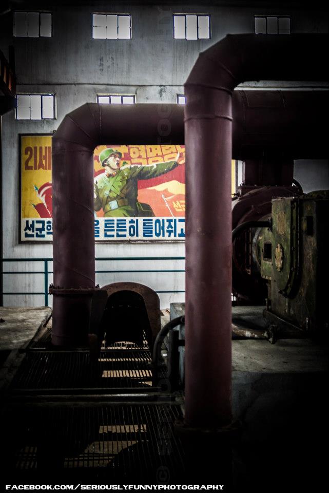 Male model photo shoot of SeriouslyFunny in Fertalizer factory, Hamhung, North Korea