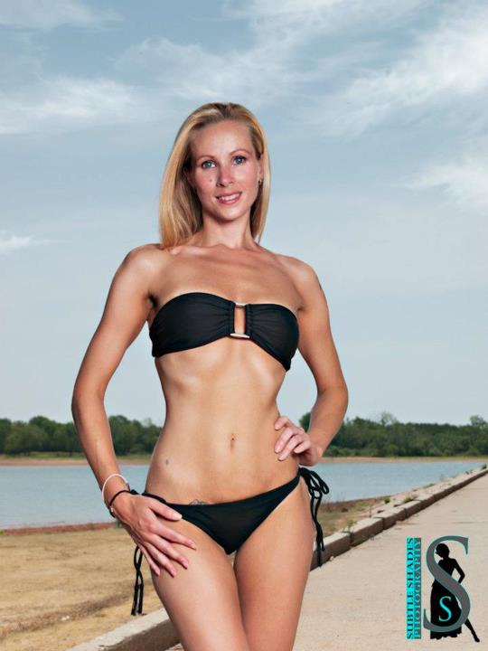 Female model photo shoot of Heather Beleza in Lake Hefner