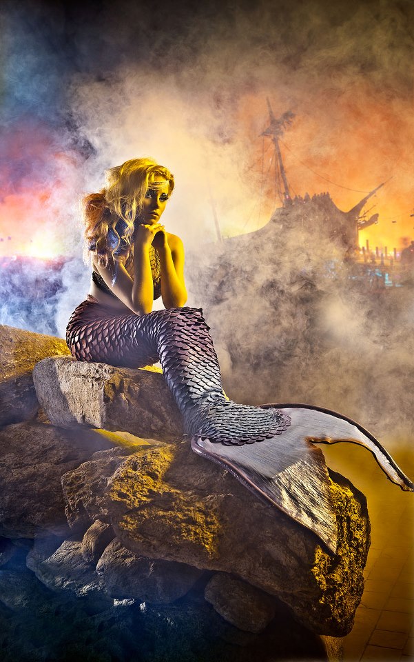 Female model photo shoot of Mermaid Odette by Dominic AZ Bonuccelli in Tucson,AZ