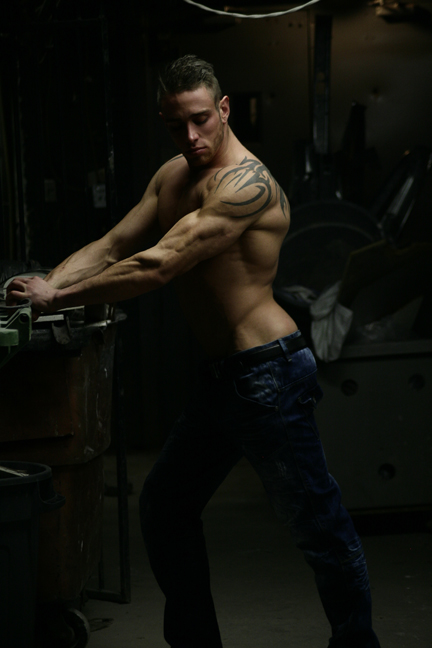 Male model photo shoot of P  Senecal in Montreal