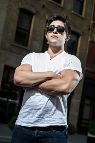 Male model photo shoot of Skyler Dane in NY