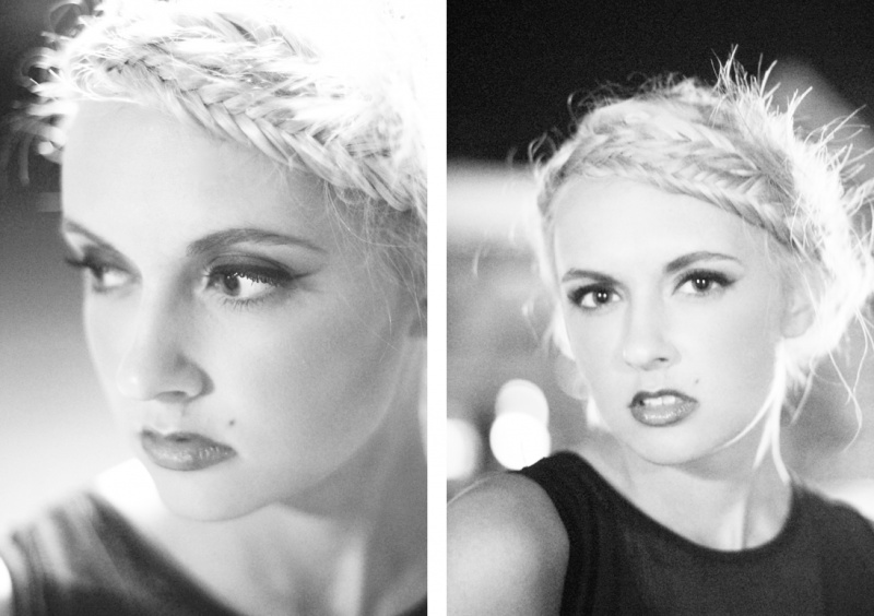 Female model photo shoot of HaleyNord, hair styled by DeVore Artistry 