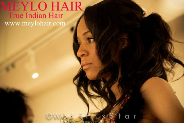Female model photo shoot of Meylo Hair stylist in Toronto and Montreal