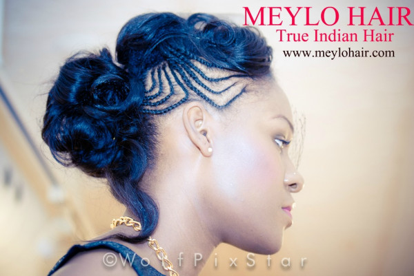 Female model photo shoot of Meylo Hair stylist
