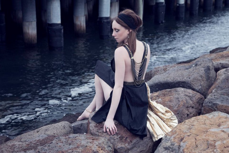 Female model photo shoot of Serena Freelance Hair in port Melbourne