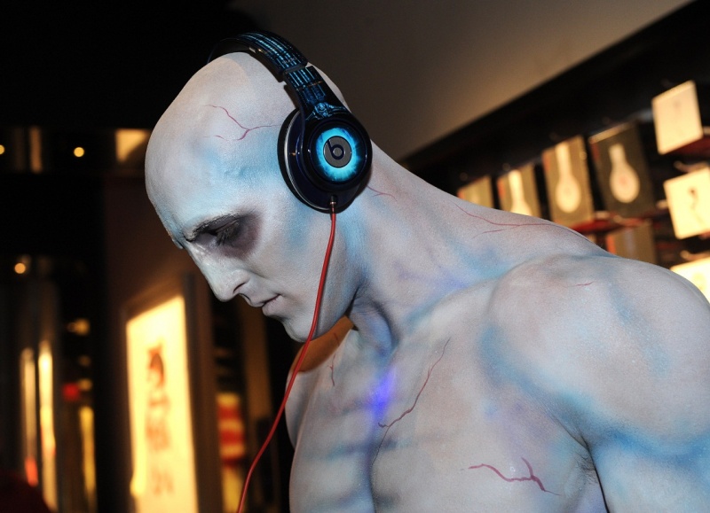 Male model photo shoot of Alex Fuller in Beats By Dre Store in SOHO, New York