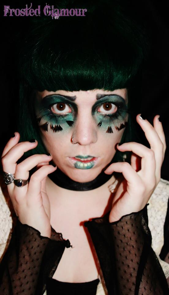 Female model photo shoot of Real Green Fairy, makeup by Jodi Monette x