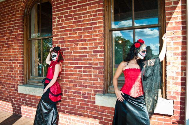 Female model photo shoot of Dark Desire Designs by Alviani Photography