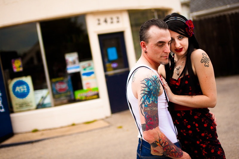 Male and Female model photo shoot of Reagan Collett and Lady Harlequin in Madison, WI