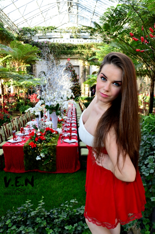 Female model photo shoot of VEN Photography in Longwood Gardens
