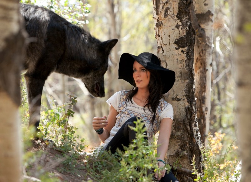 Female model photo shoot of Brandi_Rene in Mission Wolf, Colorado