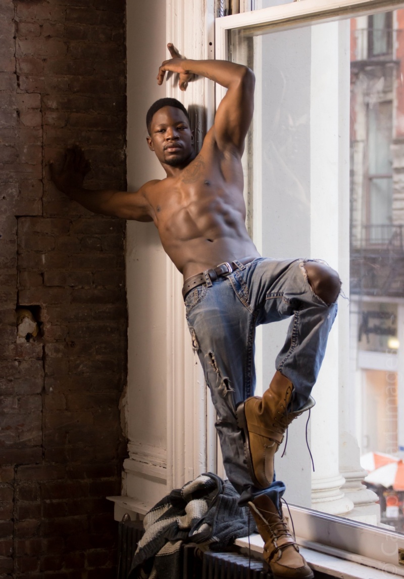 Male model photo shoot of Carlton Hart in NY