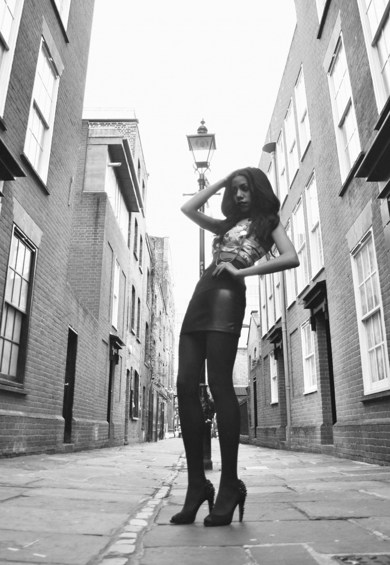 Female model photo shoot of Lonnae by Pete Fallan in Brick Lane
