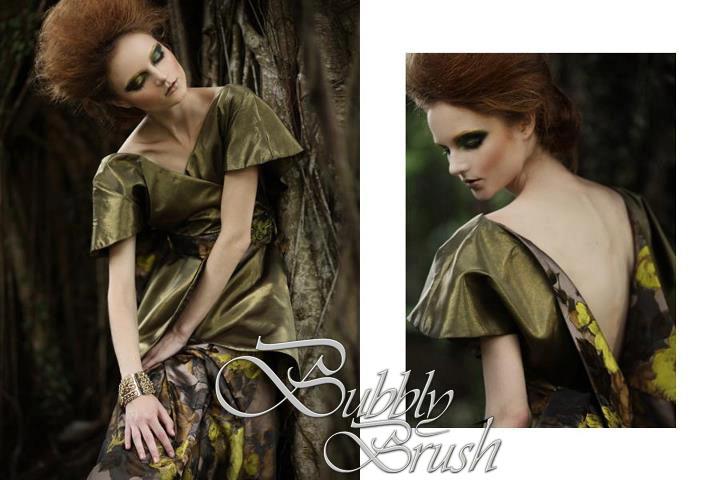 Female model photo shoot of Bubbly Brush