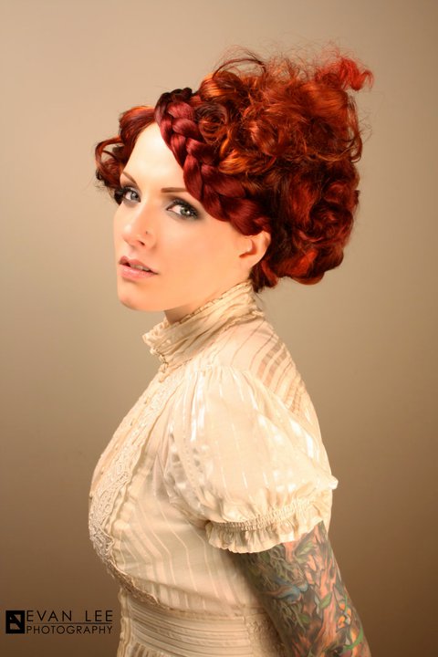 Female model photo shoot of Camille Adrienne in Alchemy Hair Salon