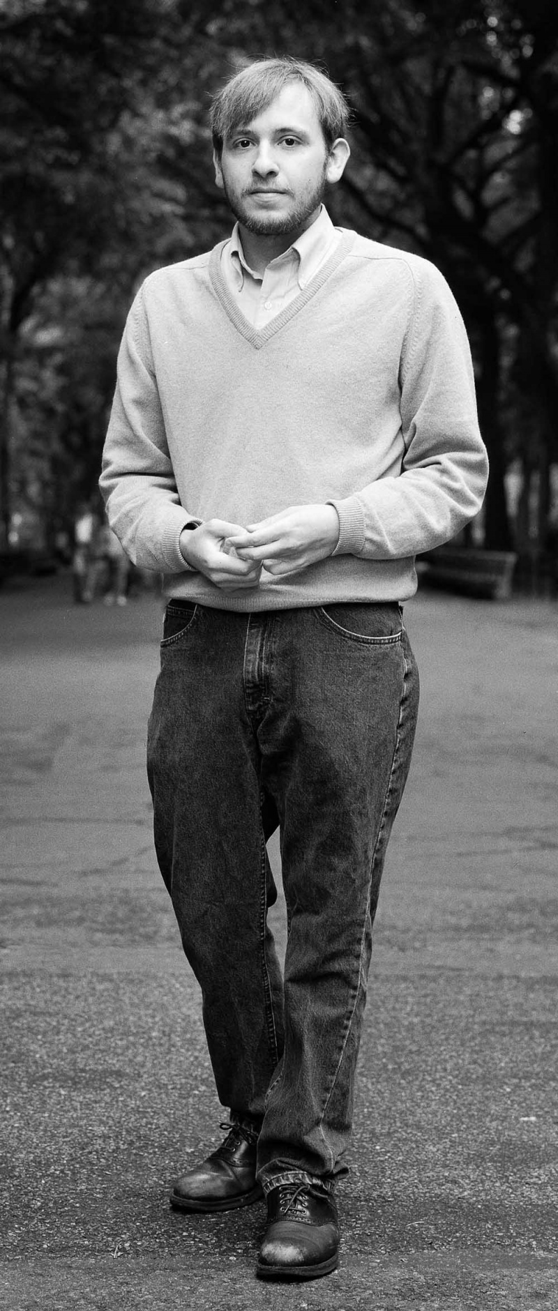 Male model photo shoot of Stephen Meltzer in Central Park, New York