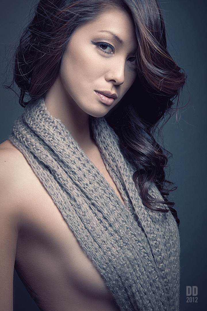 Female model photo shoot of Jennifer Lam by dd photography, makeup by Lauren marlin