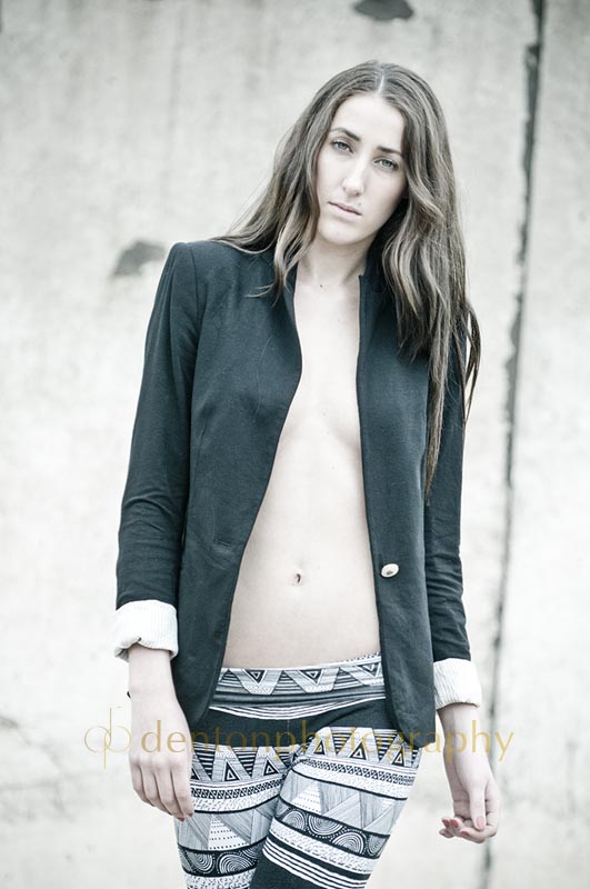 Female model photo shoot of Gabrielle Terry in Denton studios