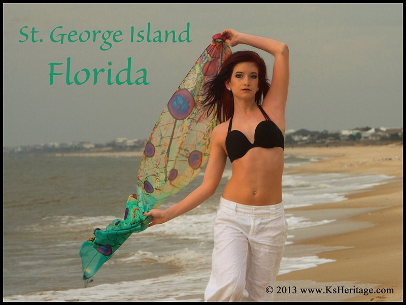 Male and Female model photo shoot of KsHeritage and zdthzthzjzdtg by KsHeritage in St. George Island, Florida