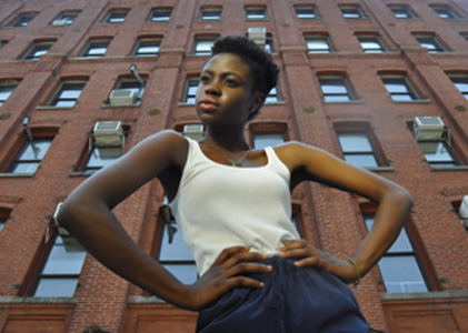 Female model photo shoot of Alimot Yusuff by William Wonders III in New York