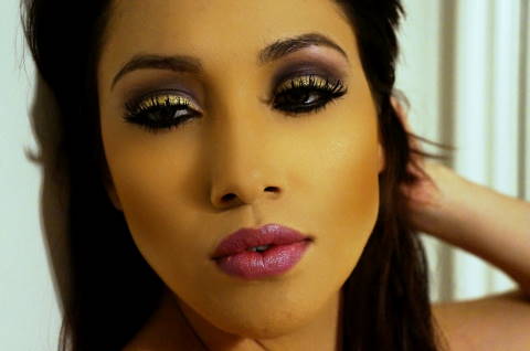 Female model photo shoot of Divine Make-up Artistry