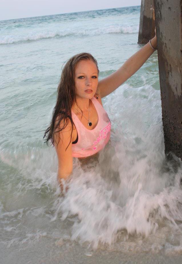 Female model photo shoot of Jolene H Elliott in Pensacola Beach Florida