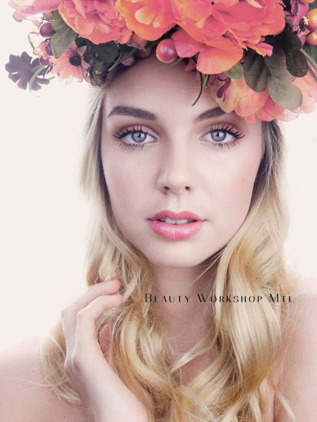Female model photo shoot of Beauty Workshop Mtl in Montreal