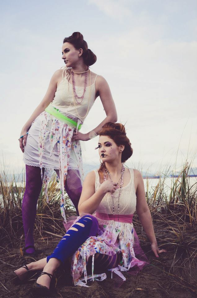 Female model photo shoot of Cutey Kitty and Miss Morgane by Timothy Nguyen, makeup by Candice Harvey
