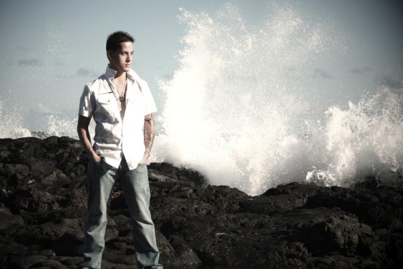 Male model photo shoot of IXBran by Xpoze Photography in Poipu, Kauai