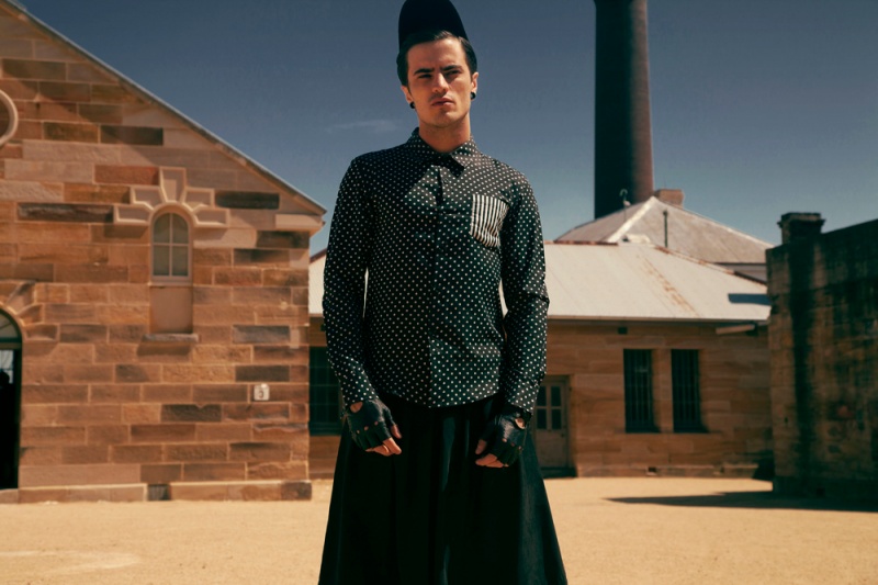 Male model photo shoot of Drown by rant any day in cockatoo island