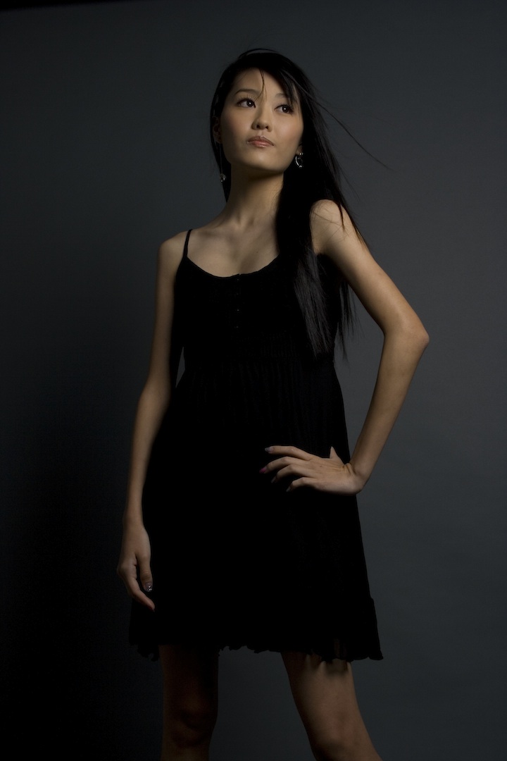 Female model photo shoot of huanchantelle in studio