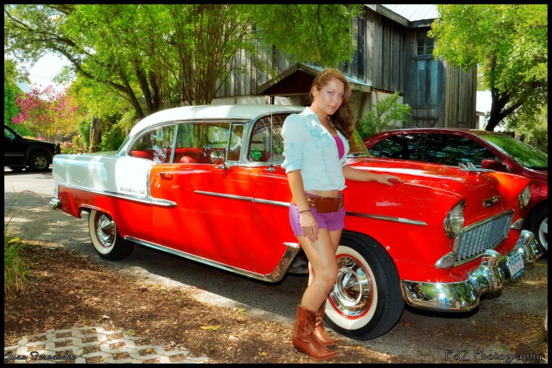 Female model photo shoot of Shayla Santos in Gruene, TX