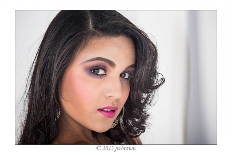 Female model photo shoot of Brenda Martinez by Jerry, makeup by J McCullough