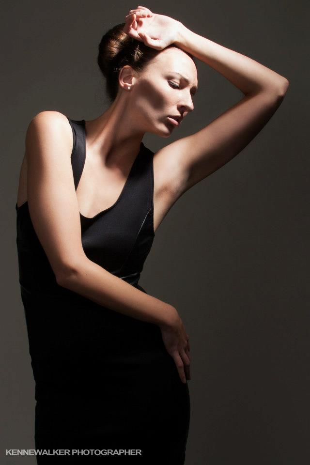 Female model photo shoot of T E E B S by KenneWalker