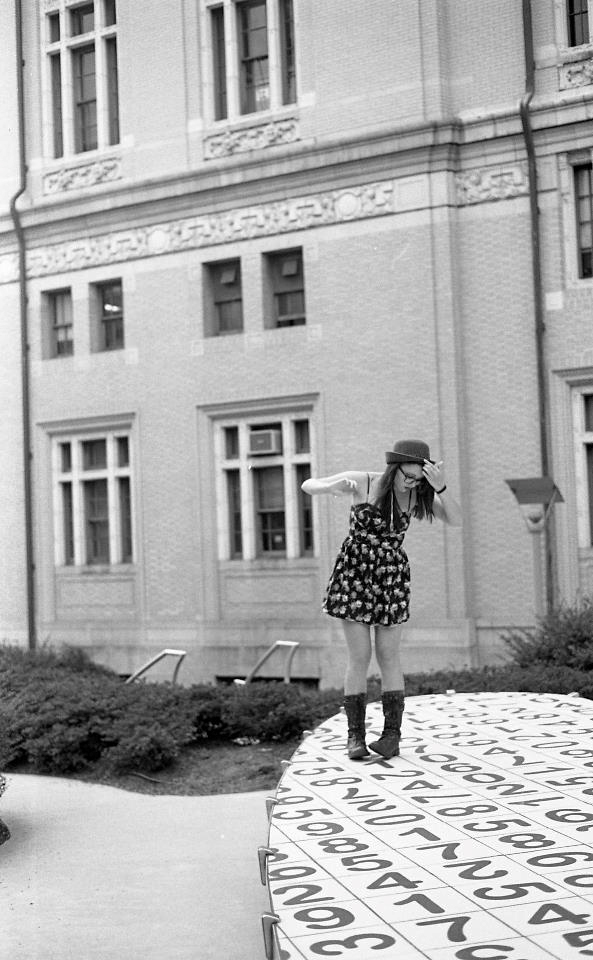 Female model photo shoot of Christin Bongiorni in Carnegie Mellon University