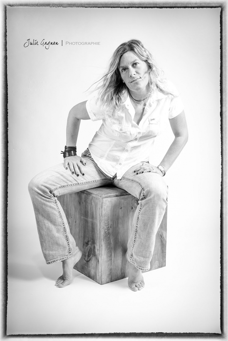 Female model photo shoot of Julie Gagnon in Magog
