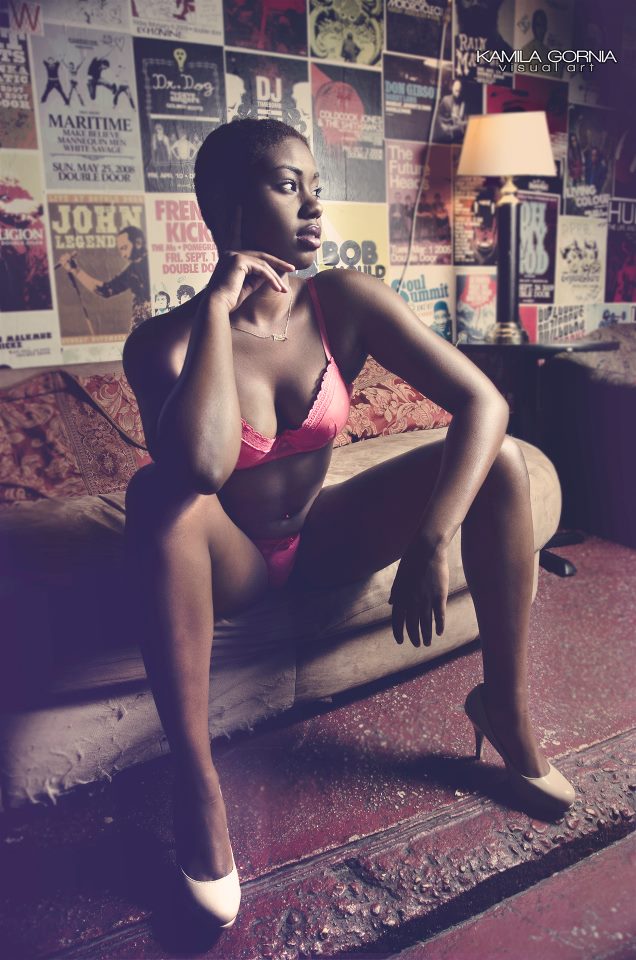 Female model photo shoot of KenyaDenise by Kamila Gornia in Double Door