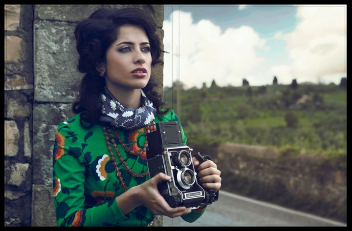 Female model photo shoot of SilviaGerzeli in Tuscany
