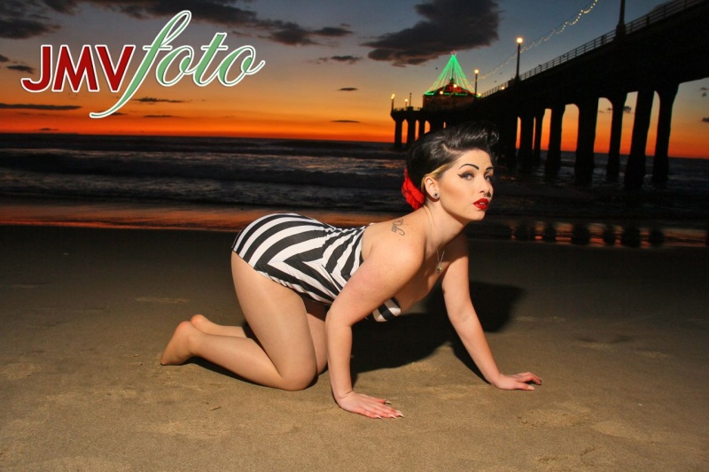 Female model photo shoot of Katie-Rose PinnedUpRose by JMVFOTO in Manhattan Beach