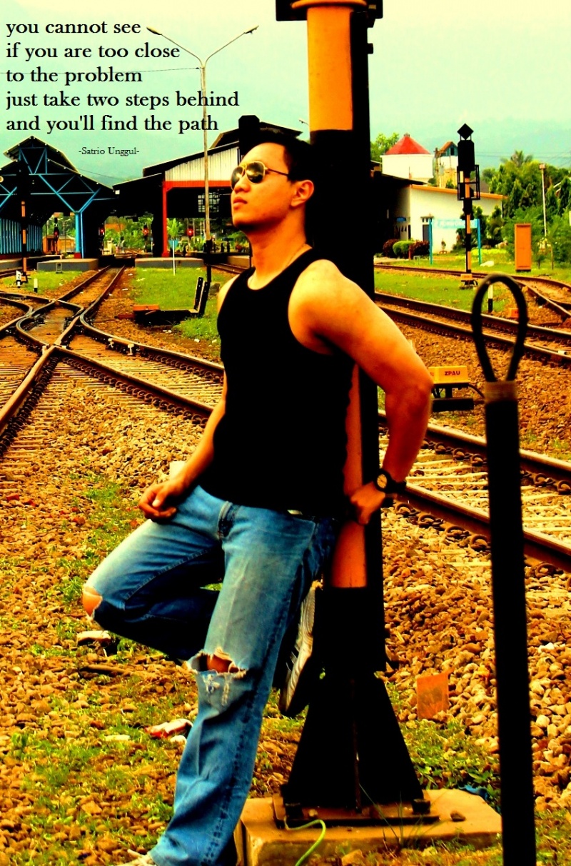 Male model photo shoot of Satrio Raphael in Purwokerto