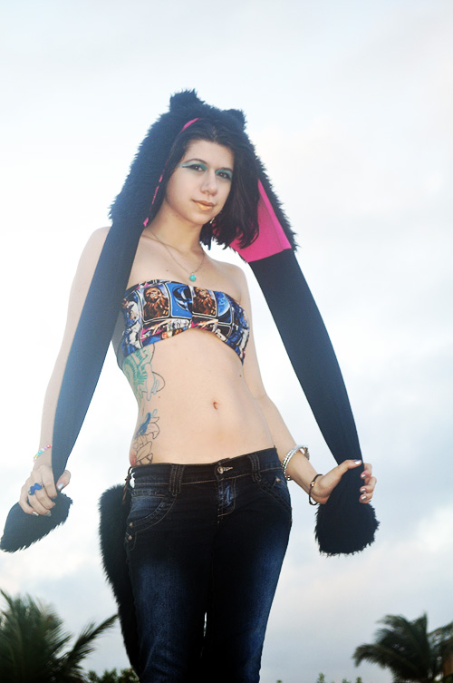 Female model photo shoot of Dank Pnut in Beach, pompano FL