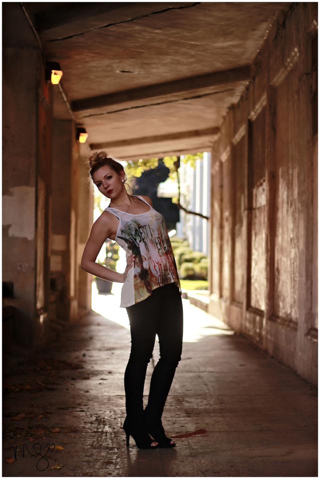 Female model photo shoot of Megan Spence 
