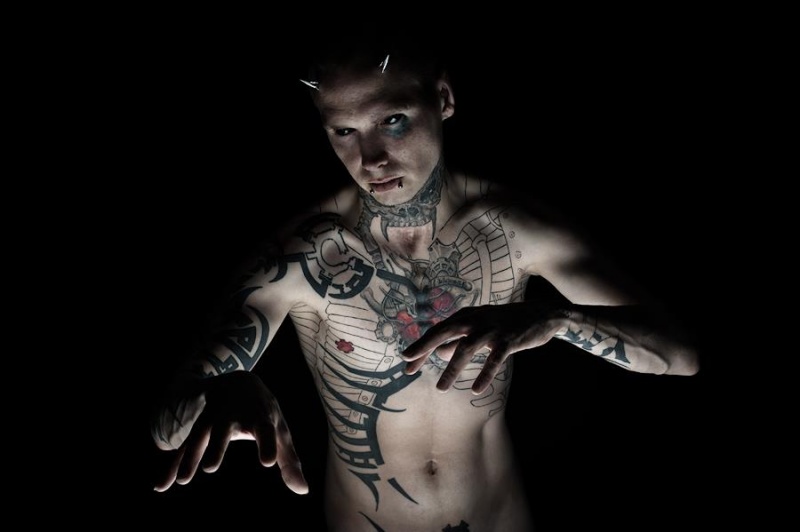 Male model photo shoot of Mechanical Demon