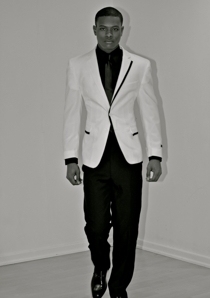 Male model photo shoot of Mark England Collection