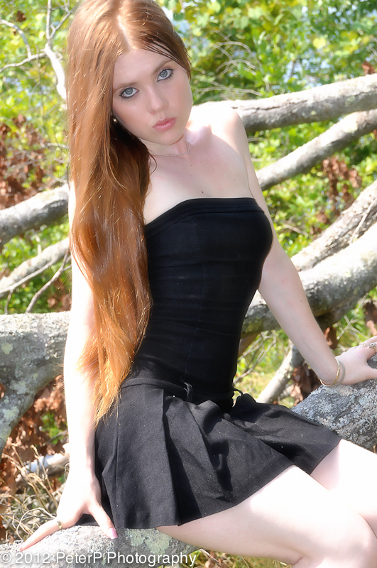 Female model photo shoot of Sweet Heather Marie by JamieForhan Photography in Quabbin Reservoir, Ware, MA