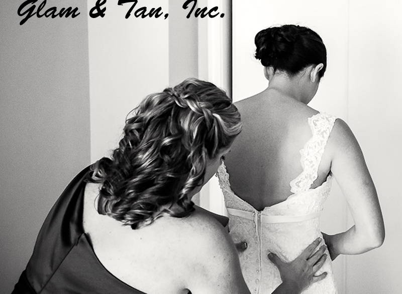 Female model photo shoot of Glam and Tan Inc
