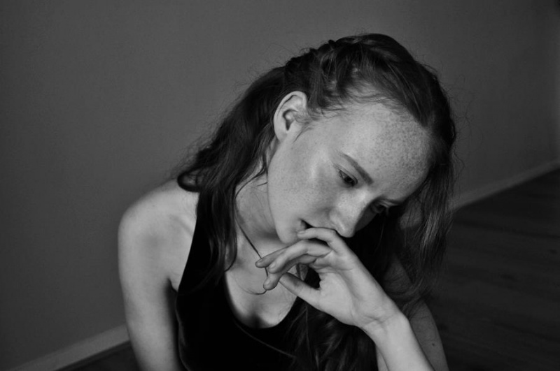 Female model photo shoot of frecklehead