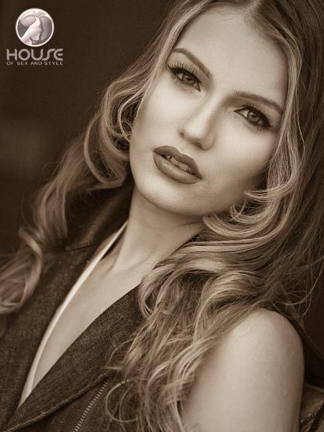Female model photo shoot of Lyudmila Skidelsky by House of Sex and Style, makeup by Gabriella MUA